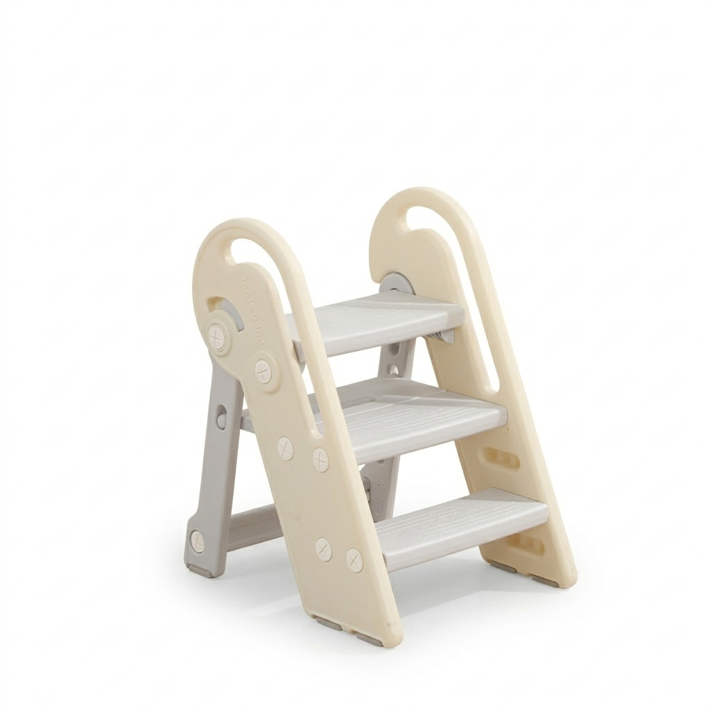 Multi-Functional Folding Kids' Step Stool & Kitchen Tower, Height Adjustable (80kg Capacity), Non-Slip for Bathroom and Reaching