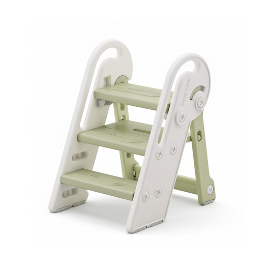 Multi-Functional Folding Kids' Step Stool & Kitchen Tower, Height Adjustable (80kg Capacity), Non-Slip for Bathroom and Reaching